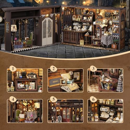 Fsolis DIY Magic Miniature Dollhouse Kit Halloween - Image 4