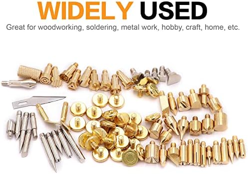 82 PCS Wood Burning Accessories for Pyrography Pen Wood Embossing Carving DIY Crafts - Image 5