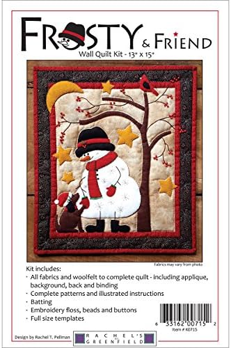 Frosty & Friend Wall Quilt Kit-13x15 by RachelsofGreenfield