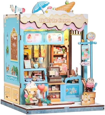 Cutefun Book Nook Kit - DIY Miniature Dollhouse Kit for Adults and Teens by Cutefun
