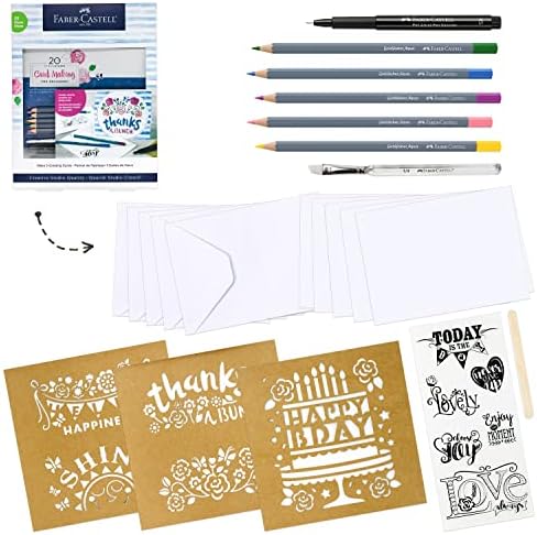 Faber-Castell 20 Minute Studio Card Making for Beginners – Create Your Own DIY Greeting Cards with Watercolors by Faber-Castell