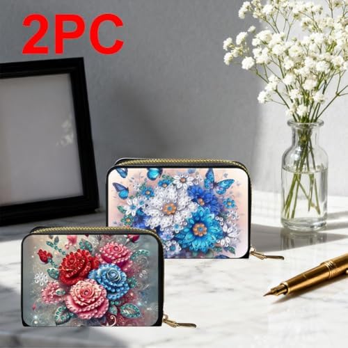 DDGYP DIY Diamond Painting Credit Card Wallet Kit for Women3.14*4.33*0.98in - Image 4