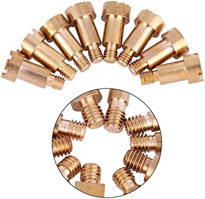 23PCS Burning Pen Tips, Metal Repeatable Stencil Soldering Pen Tip Soldering Iron Kit Stippling Tool for Pyrography Working Carving - Image 6