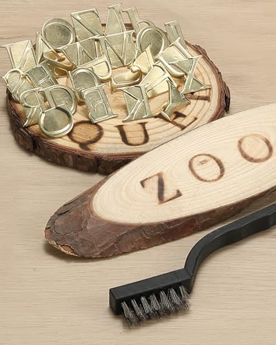 5/8" 26Pcs Wood Burning Letter Kit with 60W Electric for Wood Leather,Tea - Image 4