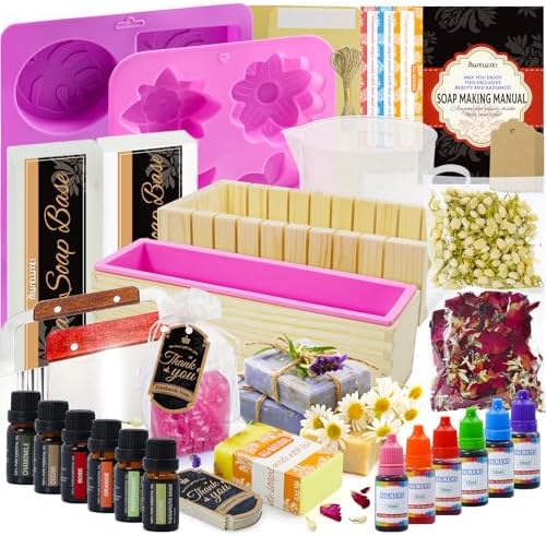 MuseLuxe Soap Making Kit for Adults, Melt & Pour DIY Set by Unknown