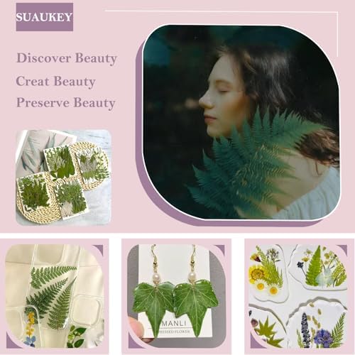 100 Pcs Dried Pressed Flowers Leaves for Resin Molds, Real Natural Bulk Dry Wildflowers Perfect for Epoxy, DIY Crafts, Soap Candles Jewelry Making, and Home Decor - Image 3