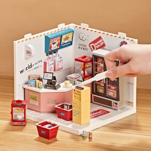 Miniature House Kit, 92-Piece Convenience Store for Kids 8+ - Image 5