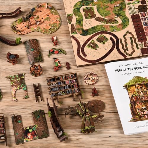 Book Nook Kit for Adults, DIY Miniature House Forest Whisperz - Image 7