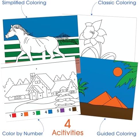 Keeping Busy Coloring Book Activity Kits for Dementia | Easy Crafts for Seniors | Alzheimer Products for Elderly - Image 2