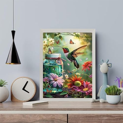 Arttoplus Hummingbird Paint by Numbers Kit for Adults Beginner 16x20 inch - Image 5