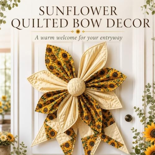 DIY Large Patchwork Bow Sewing Kit，#E - Image 4