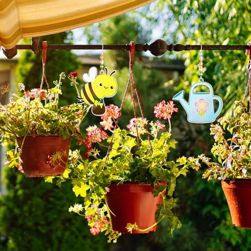 Dunzoom 30 Set Spring Craft Kit Suncatchers Kit DIY Flower Butterfly Suncatchers Kit Make Your Own Paint Sun Catcher Ornaments for Spring Window Art Craft Painting Activity - Image 4