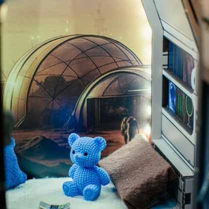 ANAVRIN Book Nook Kit DIY Mars Revelation 62 3D Wooden Booknook for Adults, Teens and Book Lovers, Bookshelf Insert Library Decor, Creative Gift for Family, Friends, and the Elderly - Image 5