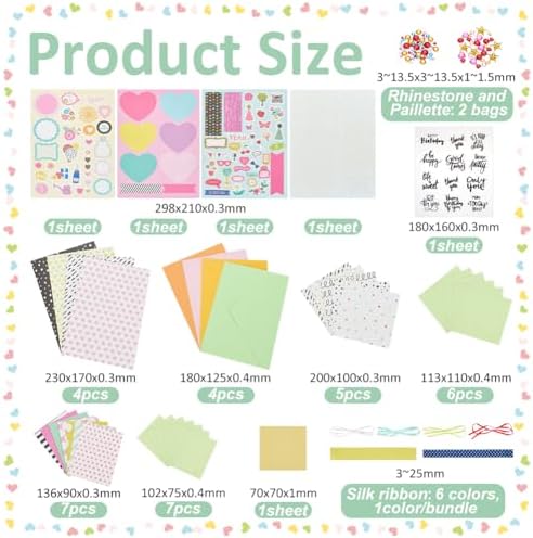 AHANDMAKER Paper Card Making Kits 16 Blank Greeting Cards Envelopes and Thank You Sticker Colorful Birthdays Cards for Weddings, Teachers, Parents, Christmas, Gift Giving, Rose Color - Image 2