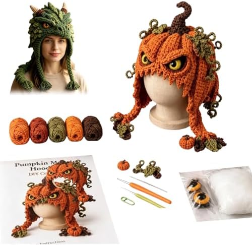 smtsmt Fantasy Hood Hat DIY Crochet Kit Series (Pumpkin) by Unknown