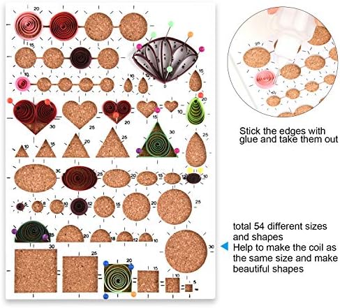 TUPARKA 19 Pcs Paper Quilling Kits 45 Colors 900 Strips Quilling Art Paper DIY Craft - Image 6