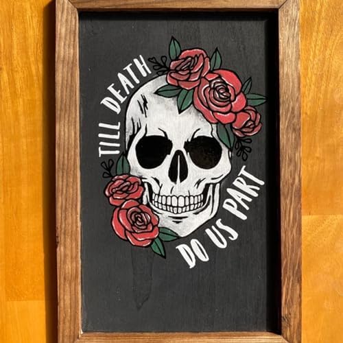 Yanroom Skull Stencils for Painting On Wood Flame Skeleton Hand Finger Fire Templates for Airbrushing Art Crafts Plastic Reusable Wood Burning Stencils for Wall Canvas (Skull) - Image 6