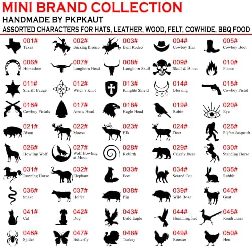 Branding Iron for Wood, Leather Branding Stamp 2Pcs Set (158#) - Image 2