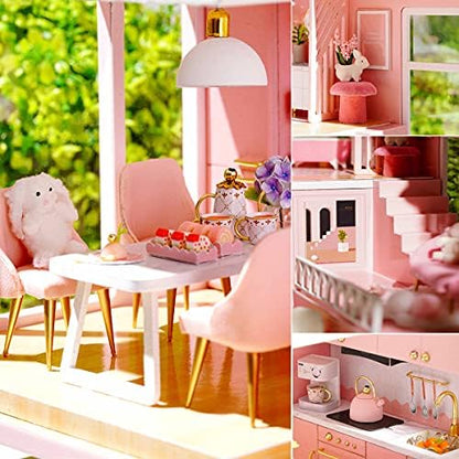 DIY Miniature Dollhouse Kit with Furniture Plus Dust Proof & Music Movement - Image 4