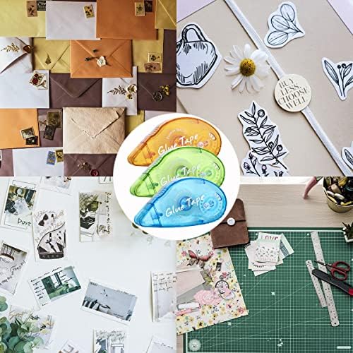 XUXU 12 Pack Double Sided Tape Roller Scrapbook Tape - Image 6