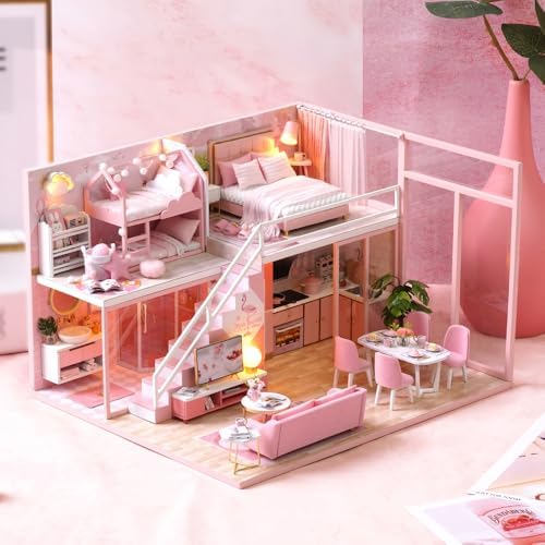 DIY Miniature Dollhouse Kit with Furniture Plus Dust Proof & Music Movement - Image 2