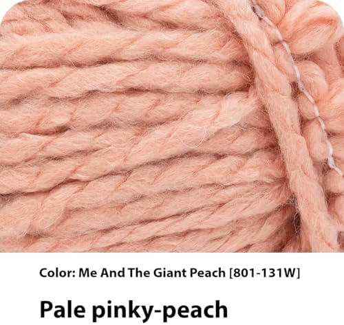 Lion Brand Yarn InstaKnit Beginner Yarn for Knitting, Me and The Giant Peach, 1 Pack - Image 2
