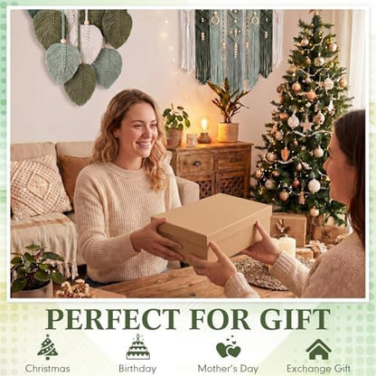 Rivvlive Macrame Kit for Adults Beginners 249 Pcs, 436yd 3mm Cotton Macrame Cord Wood Rings Dowels and Beads Needle Threader Gift Box & Digital Instruction Book for Bohemian Decor Craft Projects - Image 7