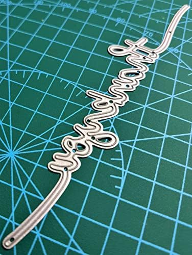 Cutting Dies Handmade DIY Paper Cards Album Decoration Stencils Template Embossing for Card Scrapbooking Craft (Thank You) - Image 3