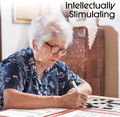 Keeping Busy Crossword Dementia Activities for Seniors | Alzheimer Products for Elderly Patients | Fun Memory Game Toy & Cognitive Brain Puzzle for Senior Citizens w/Memory Loss or Alzheimers - Image 5