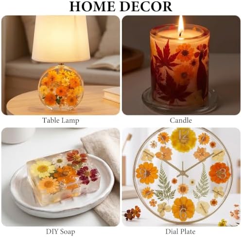 277 Pcs Autumn Dried Flowers for Crafts,Real Nature Dried Flowers for Resin - Image 6