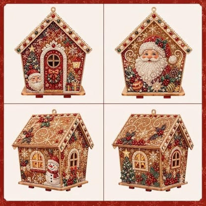Christmas Diamond Pearl Painting Suncatcher Kit Christmas Ornaments 2026 (Style-C) - Image 2