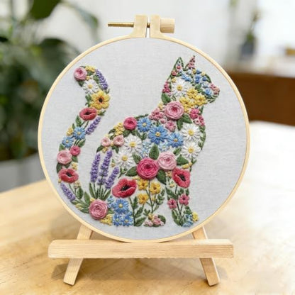 3 Packs Embroidery Kit for Adults, Embroidery for Beginners (Animal-1) - Image 3