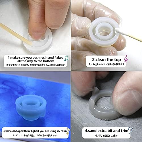 FUNSHOWCASE Bracelet and Ring Resin Jewelry Molds Larger Sizes Set 19 Kits - Image 5