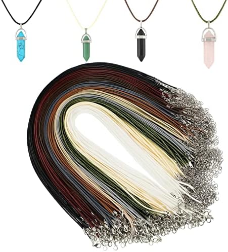 Tudomro 100 Waxed Leather Necklace Cord with Clasp,Earth Tone,20 Inch by Tudomro