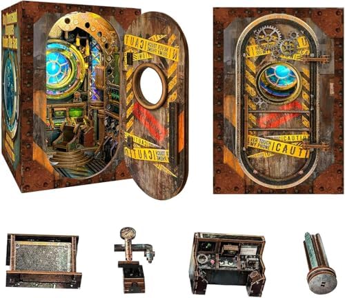 Spilay Book Nook Kit for Adults, Mysterious DIY Miniature House Kit by SpilayDIYDollhouseMiniature