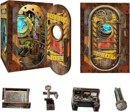 Spilay Book Nook Kit for Adults, Mysterious DIY Miniature House Kit by SpilayDIYDollhouseMiniature
