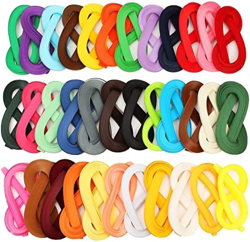 QTLCOHD 35 Colors 4200 Strips Paper Quilling Strips Set by WelcomeToQTLCOHD