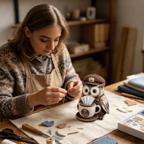 Hand Sewing Kit Handmade Decorative Cute - Image 3