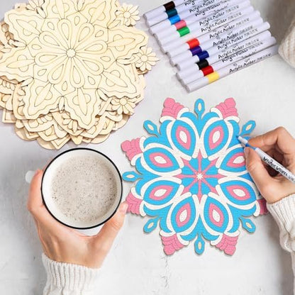Cinnvoice 24 Pcs Mandala Painting Set for Adults - Image 5