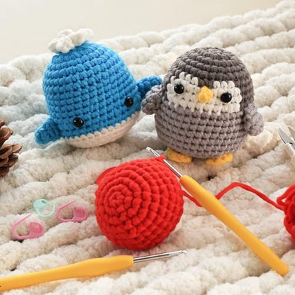 Beginner Crochet Kit for Adults - Crochet Animal Amigurumi Starter Kit - Image 5
