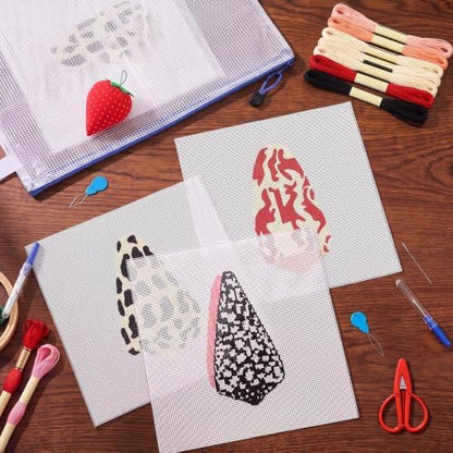 XunYee Needlepoint Canvas Kit, Conch - Image 6