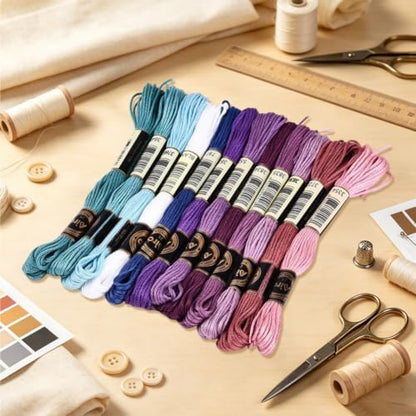 105 Yards Embroidery Floss Colored Thread for Hand Sewing DIY - Image 3
