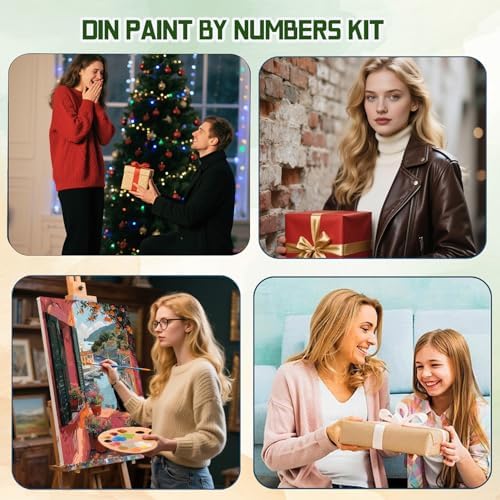 ICYANART Landscape Paint by Numbers Kit for Adults, Paint by Number Kits - Image 7