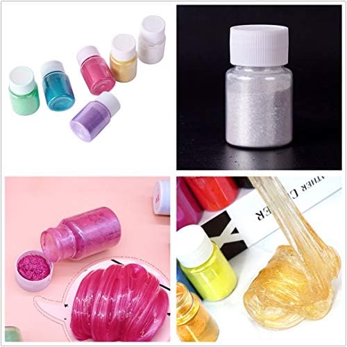 250g UV Resin 1min Curing + Liquid Dyes + Pearl Pigment Powder + 24 Holographic Multi-Shaped Glitter Filler + Portable UV Lamp + Tweezer + 900pcs Jewelry Findings Kit for DIY Crafts Jewelry Making - Image 5