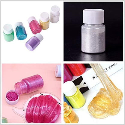 Small Package 5x30ml UV Resin Crystal Clear Newest Upgrade Formula Fast Curing, with 2 Molds Oceanic Patterns for DIY Pendants Crafts for Children, with 6pcs Pearlescent Metallic Pigment Powder - Image 4