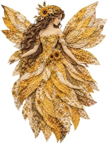 WGOHNUAHA Fairy Patchwork DIY Kit, DIY Flower Fairies Patchwork Sewing Kit by Unknown