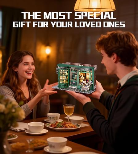 Spilay Book Nook Kit for Adults, Magic Full House DIY Miniature House Kit - Image 6
