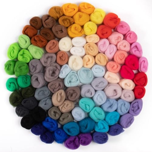 Biggun 96pcs 10.4 oz Needle Felting Wool by Biggun