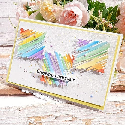 Lapoo Tool Metal Cutting Die for Scrapbooking - Durable, Cut Stencils for DIY Scrapbook Photo Album Decorative Paper Card, Card Making Supplies, Embossing (Mosaic 5.5 x 1.9 in) - Image 2