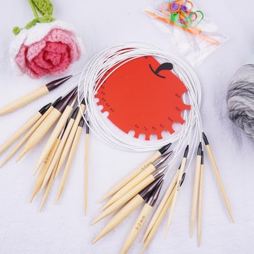 Weabetfu 32inch Bamboo Circular Knitting Needles 7mm - Image 7